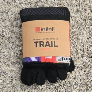 Black Women's Performance Trail Socks